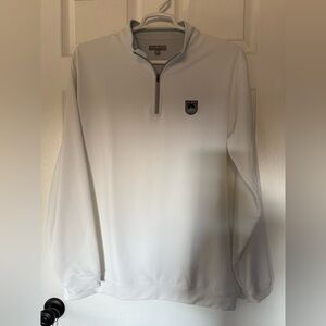 Peter Millar White Quarter-Zip Jacket Elk River